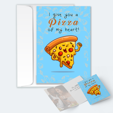 Pizza greeting cards