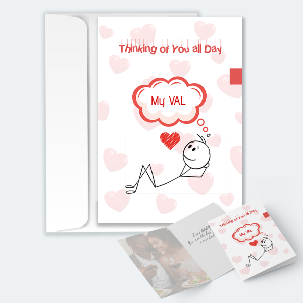 My val greeting card